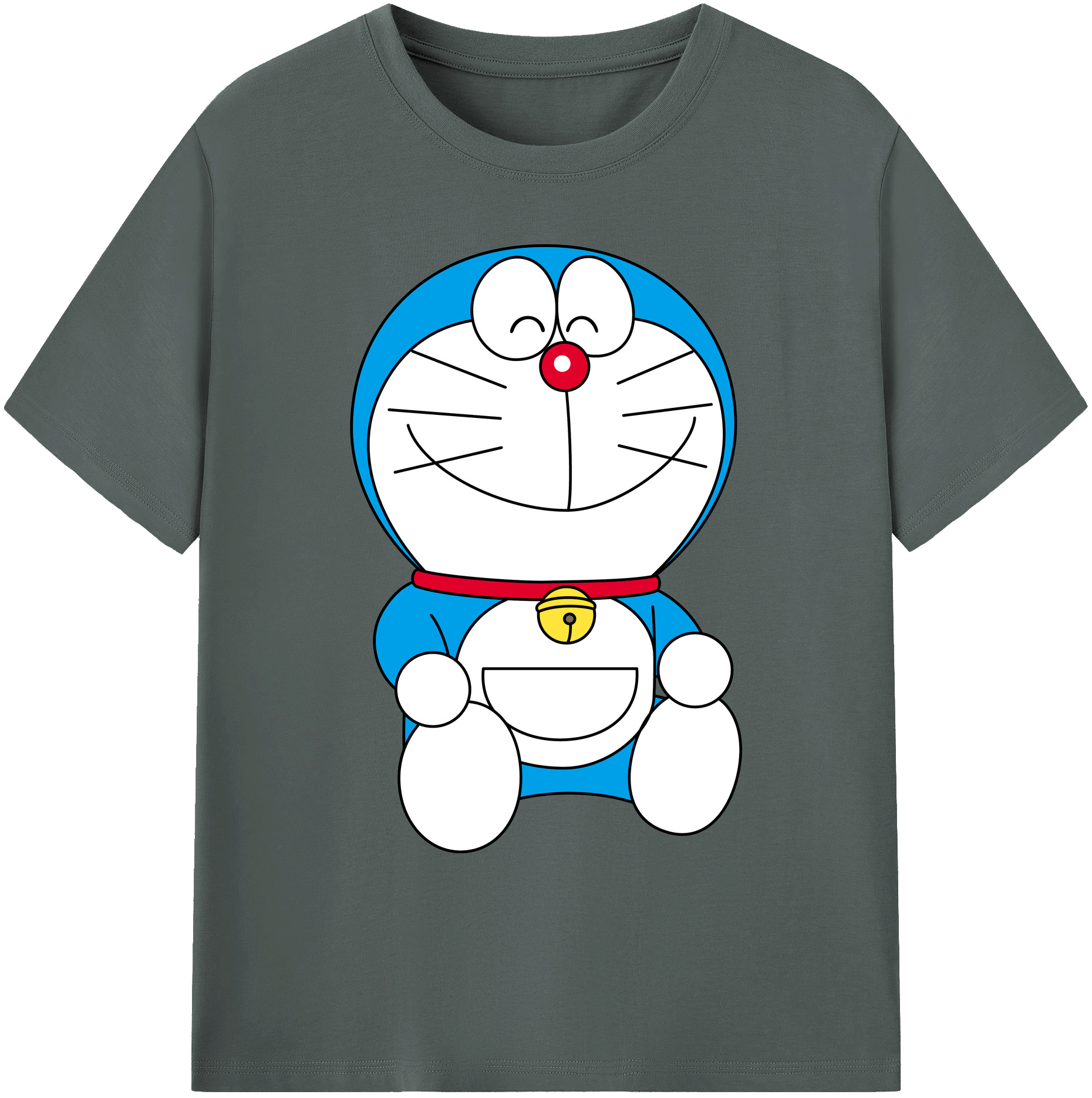 （画像用） ドラえもん Doraemon 綿100％ メンズ半袖Tシャツ｜肌触りやわらか＆通気性